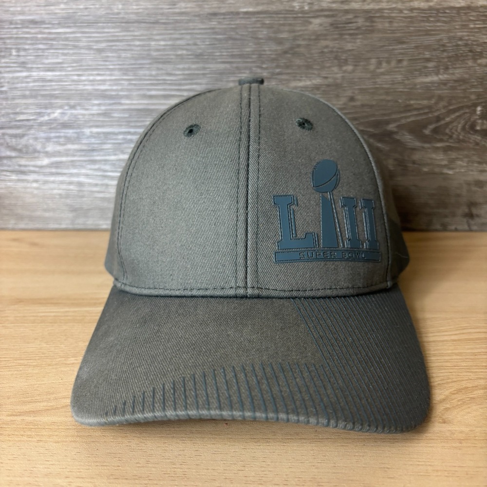 Super Bowl Hat Cap Strap Back Gray LII NFL Football Minnesota Adjustable